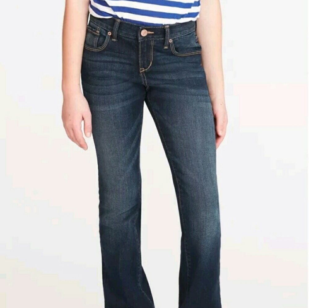 Girls Old Navy Blue Denim Jeans size 12